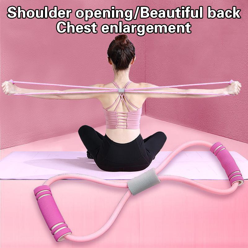 Widerstandsbänder mit Schaumstoff, Sport zu Hause, Yoga, Fitnesszubehör, Gummizugseil, Trainings- und Übungsgymnastikgeräte für Frauen