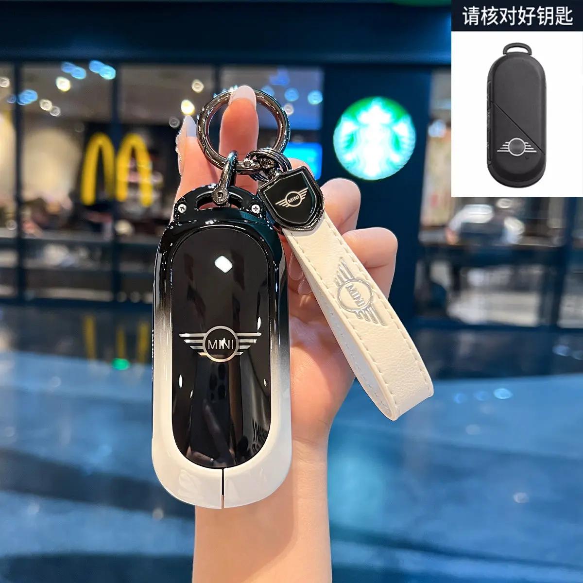 

Чохол-захист для ключа-брелока автомобіля для Bmw Mini Countryman Cooper One 2023 2024 Тримач для аксесуарів пульта ДК Оболонка Брелок