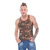 Keanu Mens Camouflage Vest Top (Pack of 6)