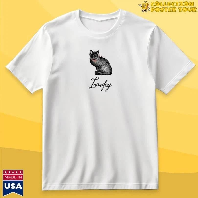 

Laufey Black Cat Laufey Girl Cotton T Shirt Gift For Fan S5XL Unisex T-Shirt XL