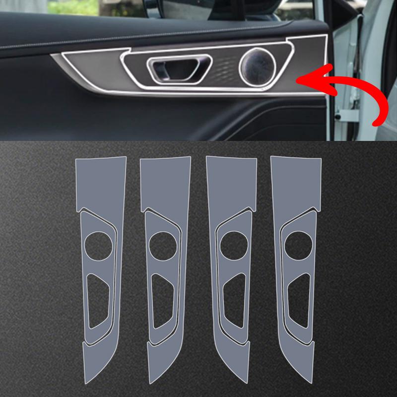 For Chery Tiggo 5X High Energy Edition 2025 Interior Door Panel Gear Shift Lifting Panel TPU Transparent Film