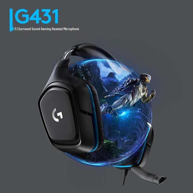 Logitech G431 7.1 Surround Sound Gaming Headset