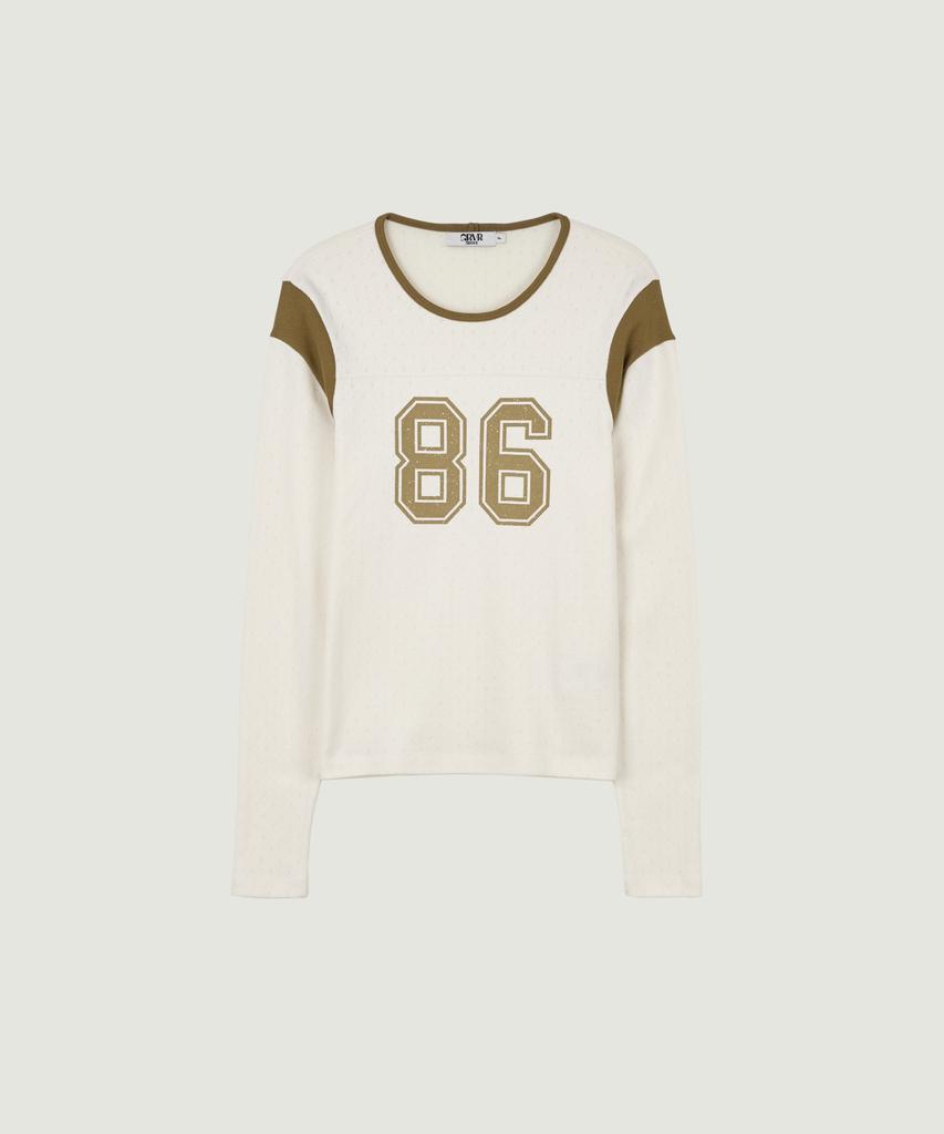 GROVE 86 Football L/S T-Shirt (Ivory)