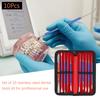 10Pcs Dental Stainless Steel Wax Carving Tool Set Dentist Sculpture Knife