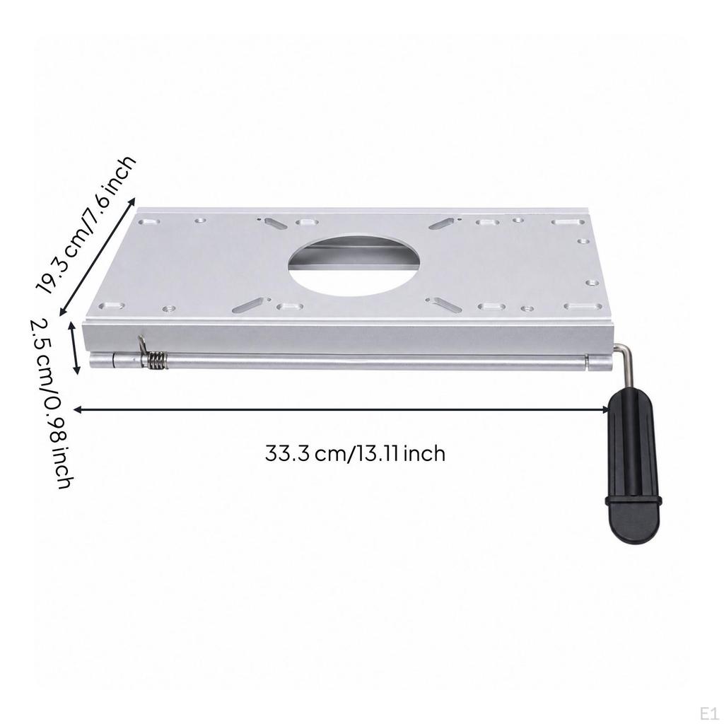 1 Boat Seat Pedestal with Base Plate Adjustable Height Mount Rust Resistant Kit Manual