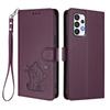 WEFOR Wallet Case for Samsung Galaxy A57 A37 A17 A73 5G A72 A71 A56 A55 A54 A53 A52 A51 4G, Cute Cat Flip Cover with Card Holder