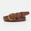 Women's Belt Korean Style Versatile Trendy Belt Jeans Fashionable Simple Skirt Belt Decorative Pin Buckle Belt for Women