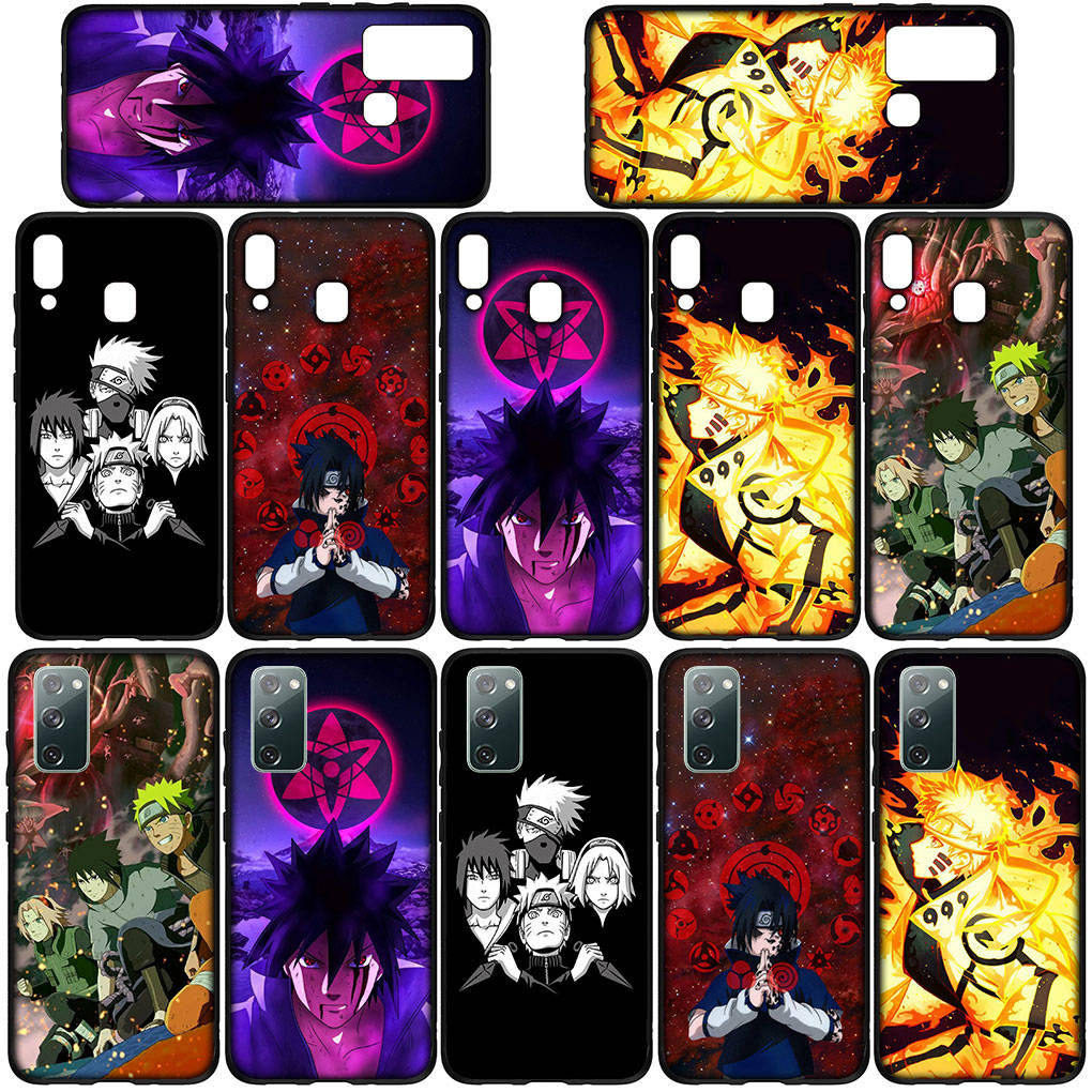 Phone Case for Samsung Galaxy S23 S24 iPhone 16 15 14 Xiaomi Redmi Note 13 12 11 Plus 10 Pro Max X XR OPPO Huawei Wallpaper Naruto Uchiha Sasuke Cover