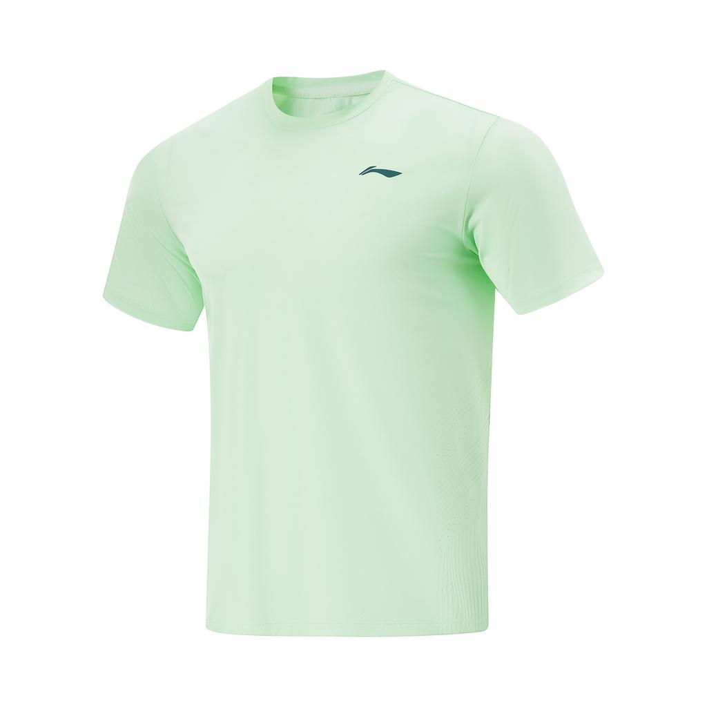 Li-Ning Comfortable Sports Casual Simple Cooling T-Shirt Men Tops Sky-Green ATSV333-3