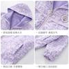 Girls Kids Thickened Fleece Lined Double Sided Windbreaker Jacket
