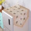 Refrigerator Cover Cloth Single Open and Double Open Doors Washing Machine Cover Refrigerator Dust Cover Lace Oil Proof Cover Cloth Covering