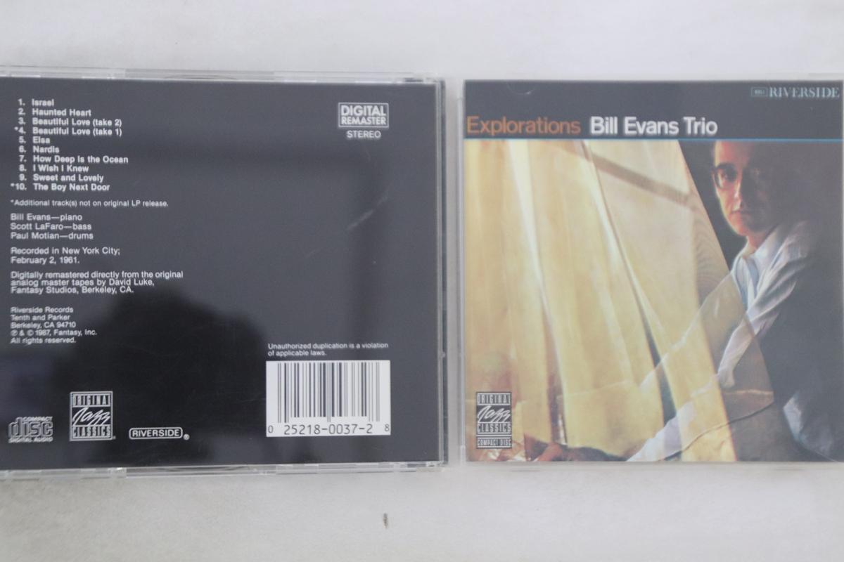 

CD BILL EVANS TRIO - Explorations OJCCD0372 ORIGINAL JAZZ C 1987 Japan Jazz Used
