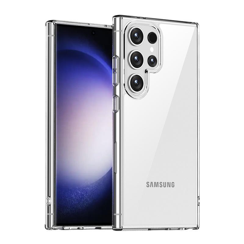 

Прозрачный защитный чехол на молнии с подушкой безопасности для Samsung S24 Ultra/Pro Ultra чистый