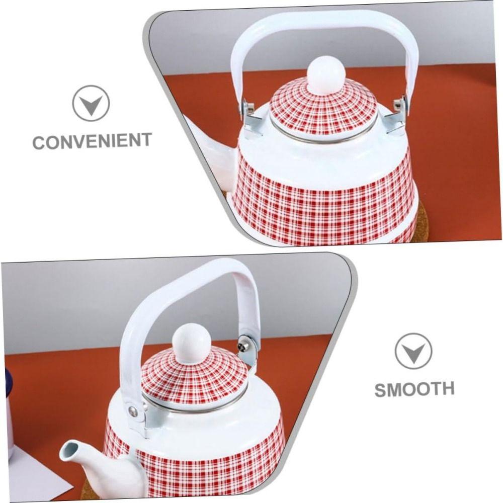 Fierbător de ceai emailat în stil european