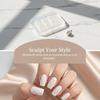 Silicone Nails Mold Plaid Bow Flower Reusable Templates Stamping 3D Diy Design Nail Art Parts Decorations Tools