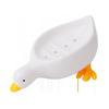 Soap Tray Self-draining Soap Rack Cute Duck-shaped Creative Rack for Shower Bathroom Kitchen Tub Sink Tray Bracket Bathroom