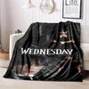 1PC Wednesday blanket, all-season lightweight home office outdoor nap multifunctional blanket, Christmas gifts