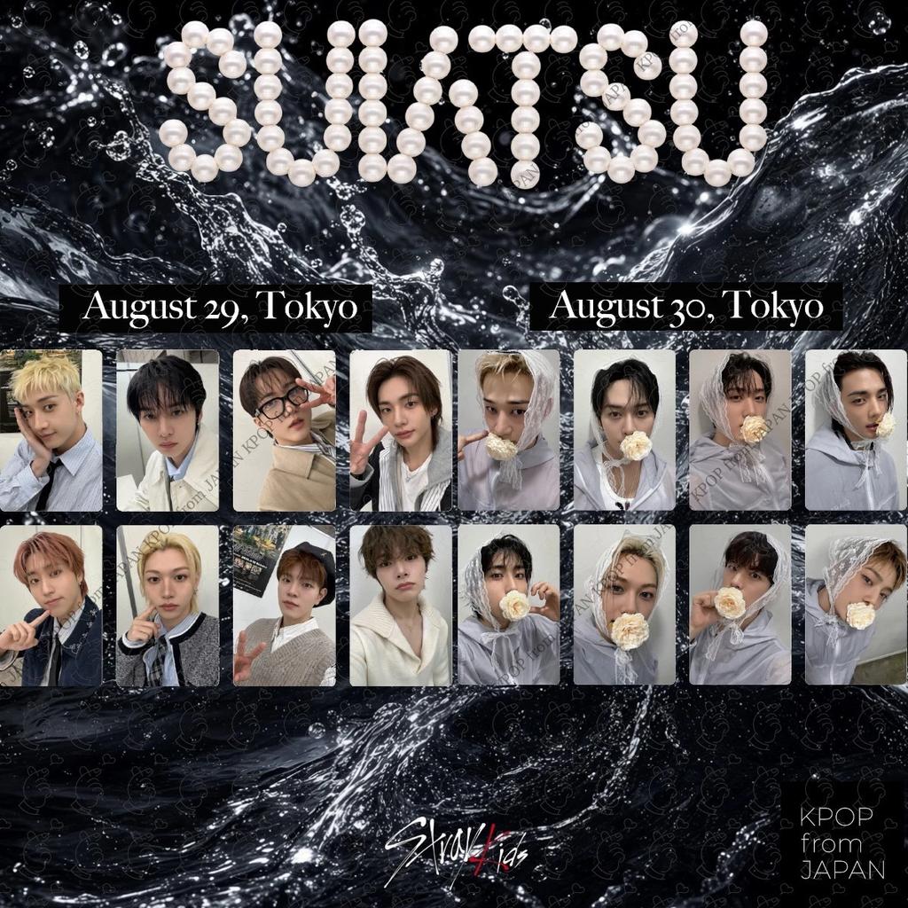 Stray Kids SUIATSU RUN IT יפן כרטיס צילום רשמי לא מקוון טוקיו 29/8, 30 הזמנה מוקדמת