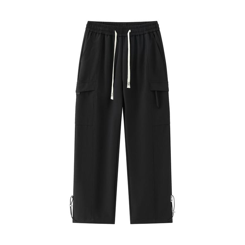 Men's Hong Kong Style Multi-pocket Trend Straight Casual Pants Trousers for 1111