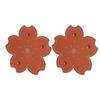 2 Pcs Bird Bath Copper Disk Bird Bath Purification Disk Birdbath Accessories with Stable Triple Point Support