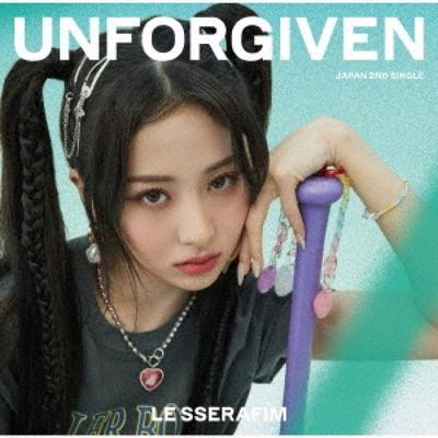 Le Sserafim Unforgiven [płyta CD+naklejka+karta ze zdjęciem] Pierwsza limitowana edycja Solo Jacket dla członków [huh Yunjin] 