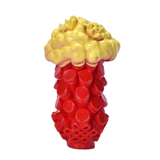 Mini Resin Fortune Tree Chinese Golden Ingot Home Office Desk Landscape Ornament