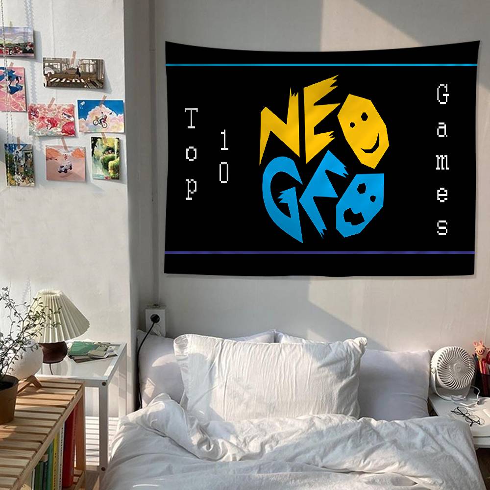 SSNK NNeogeo Neo Geo DIY Wall Tapestry Hanging Tarot Hippie Wall Rugs Dorm Home Decor