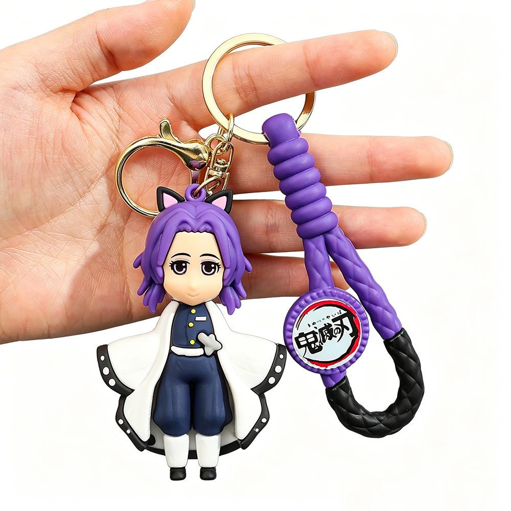 Cute Chibi Style Cartoon Girl Keychain Bag Pendant Doll Accessory