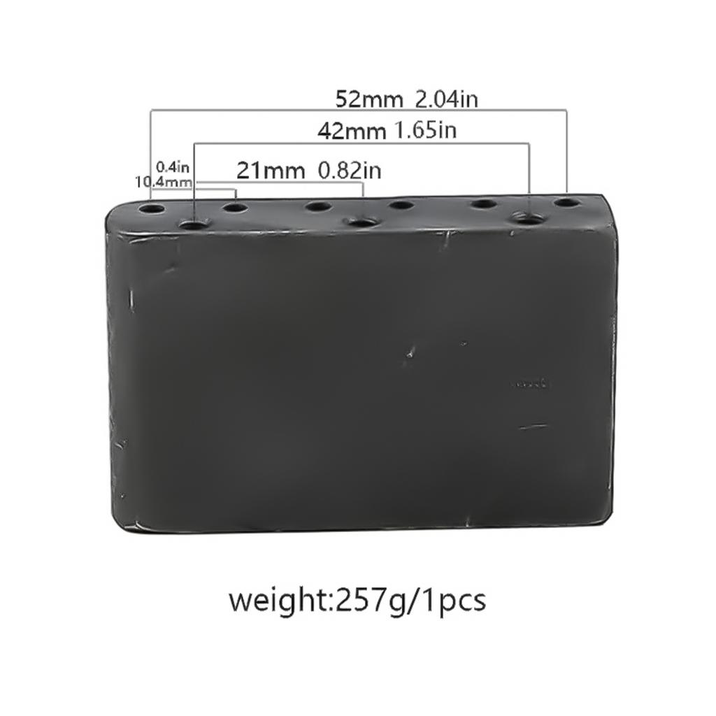 Full Metal 52mm String Spacing Electric Guitar Tremolo Block 42mm Guitar Tremolo Block Replacements for Electric Guitar