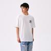 New MLB MONOGRAM Collection New York Yankees SS25 T Shirt Unisex Ivory 3ATSM1053-50IVS