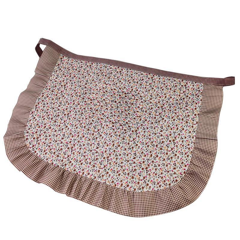 Unisex Apron Half Waist Floral Shaped Home Cooking Apron Kitchen Accessories