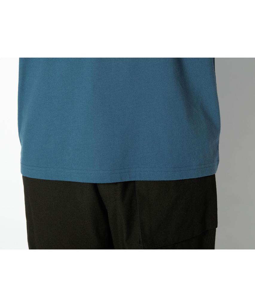 Logo Long Sleeve Outdoor Camping Soft Cotton Logo Long Sleeve T Slateblue [Snow Peak] T-shirt SW-24SU201