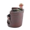 House Shape Flowerpot, Succulent Plant Pot, for Garden Succulent Decor  Pots Home Desktop