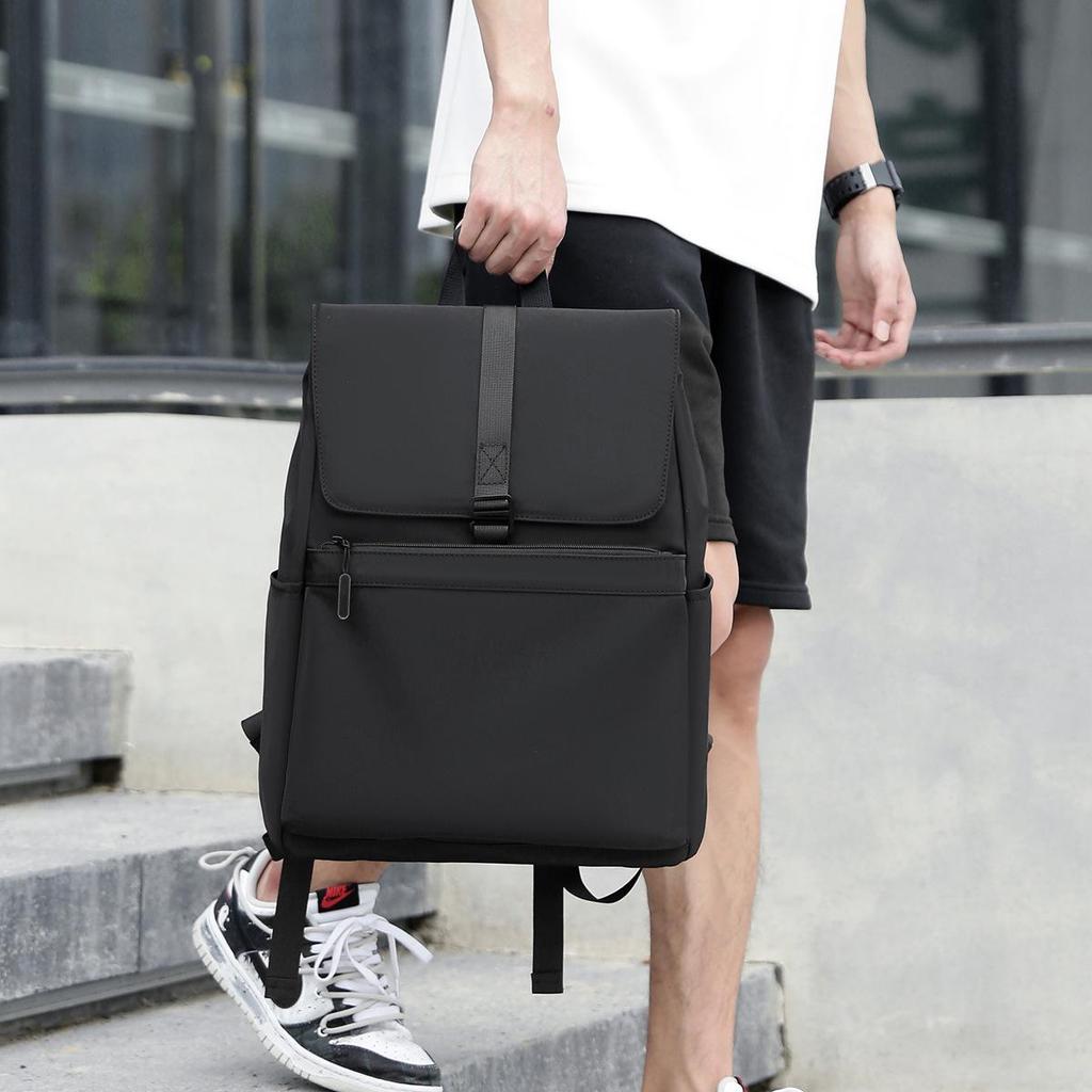 Men's Cross-Border High-Capacity Multifunctional Backpack, Attachable To Suitcase