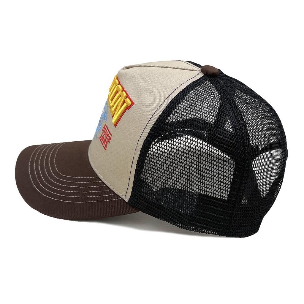 Tiger Embroidery Sun Hat Male And Female Couple Mesh Cap Truck Driver Hat Breathable Baseball Cap