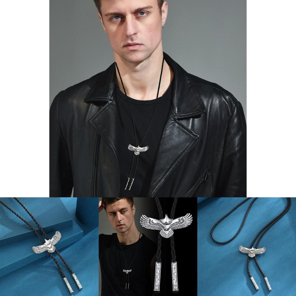 Long Unisex Sophisticated Necklace With Animal Eagle Design Crafted From Quality Alloy Material