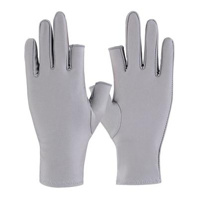 Half-finger Gloves Anti-ultraviolet Driving Gloves Summer Thin Semi-Finger Stretch Ice Silk Sunscreen Gloves