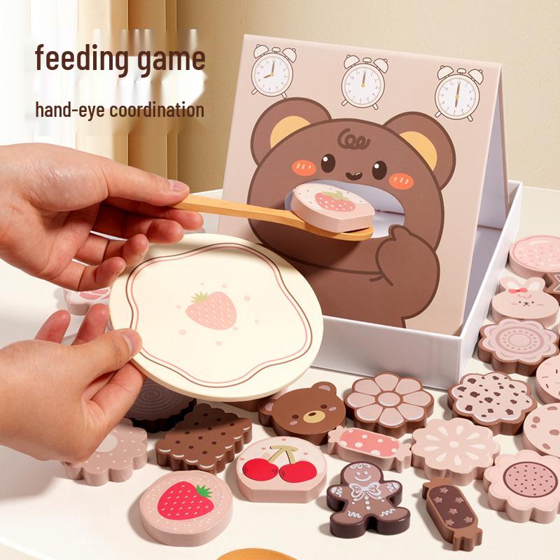 Children's Educational Toys: Feeding Game & Cognitive Logic Training for Kindergarten