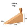 Nordic Solid Wood Door Stopper | Heightened Anti-Collision Plug for Bedroom | Movable Top Anti-Closing Bumper