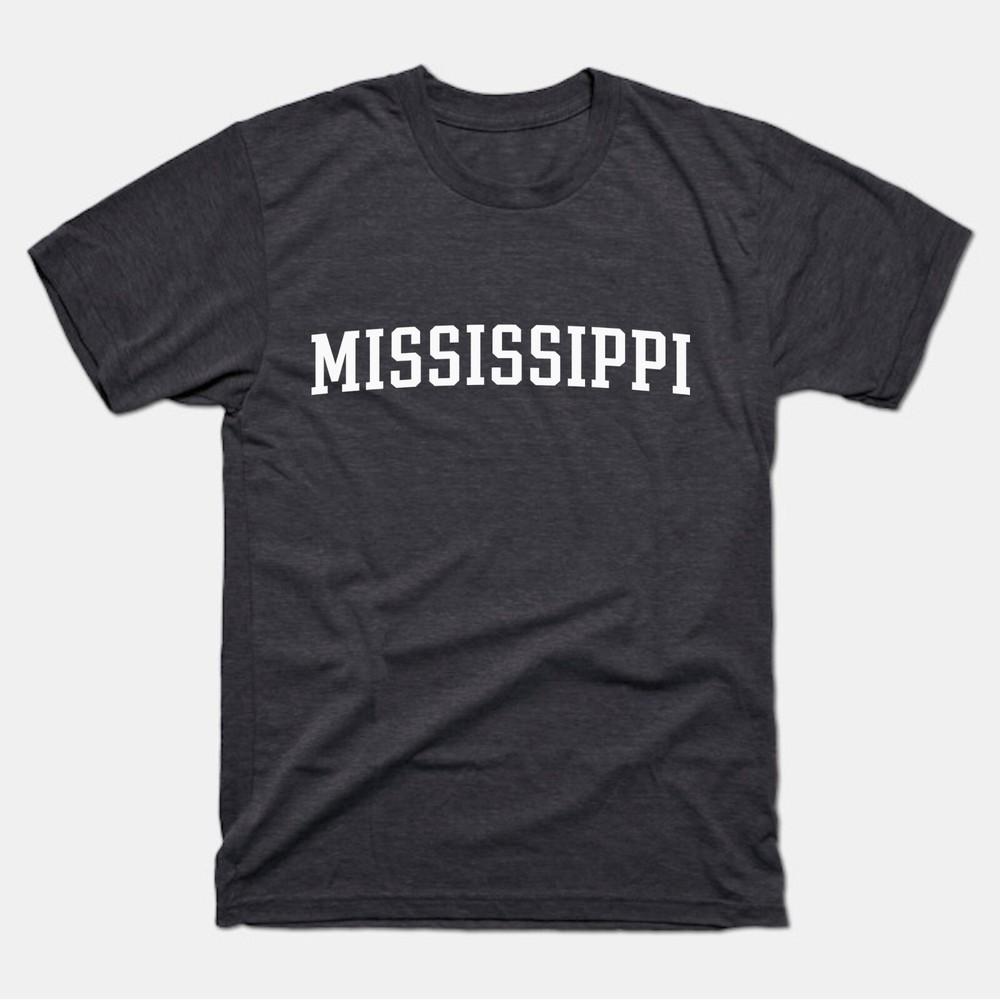 Mississippi Shirt | Mississippi Classic T-Shirt | Mississippi Adult Unisex Tee Unisex T-Shirt S