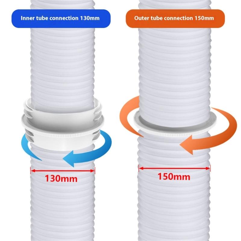 Air Conditioning Hose Extension Coupler Air Conditioning Hose Interfaces Connector ABS Texture for Air Conditioning