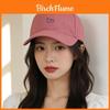 Cat Embroidered Baseball Cap With Wide Brim For Casual Spring Summer Wear