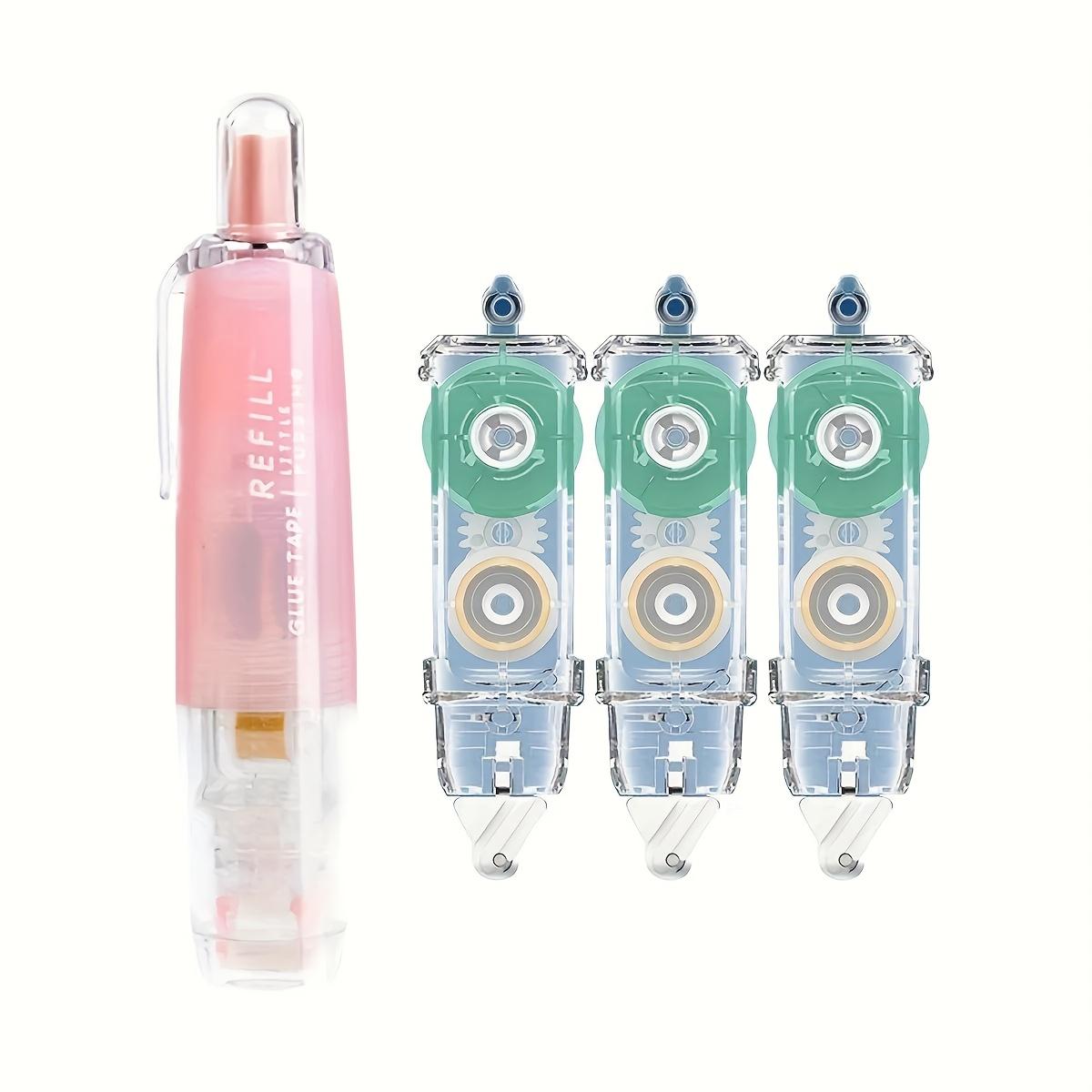 

4 шт. Двустороннего скотча, Ролик с двусторонним скотчем, Используется для скрапбукинга и сезонных товаров к школе розовый