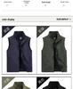Men's Plus Size Quick-Dry Outdoor Casual Vest - Sleeveless, Loose Fit for Spring & Autumn