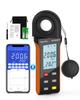 WapoRich Digital Illuminance Meter JIS Standard Lux Rotating Exposure Ideal for Illuminance Temperature Plant Indoor and Photography Instruction