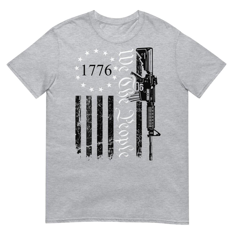 Мы Народ - Права на Оружие AR15 За Оружие Флаг США Футболка S