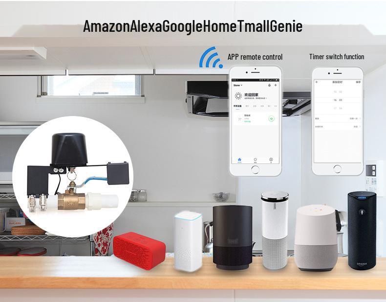 Tuya Smart WiFi/Zigbee Ventilsteuerung für Wasser/Gas