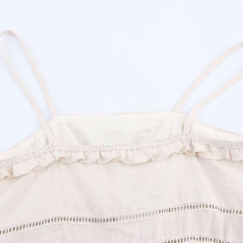 Kaslead New Women clothes Western Style Fashion Hollow Embroidered Top Skirt 8741080 8741081