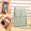 Urban Minimalist Women's Touchscreen Crossbody Bag – Multifunctional Card Holder & Coin Purse 