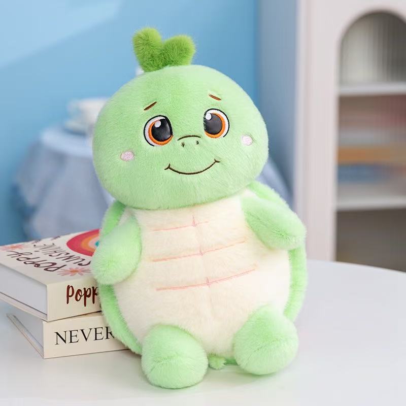 Latest Grass Green Turtle Stuffed Toy Stuffed Plush Toy Cartoon Anime Cute Pillow Pillow As A Gift Doll for Friends
